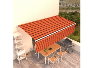 Ručne zaťahovacia markíza s roletou 500x300 cm Dekorhome