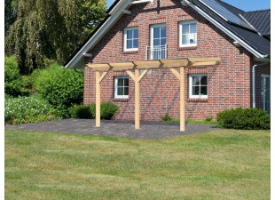 Drevená pergola CLASSIC 3B 402x350 cm Dekorhome