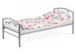 Posteľ BED-1900 SIL 90x200 cm sivá
