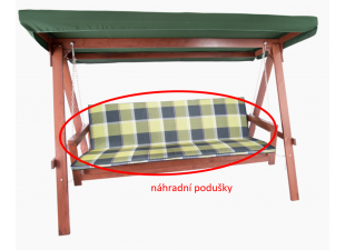 Podušky k hojdačke ADELAIDA zelená