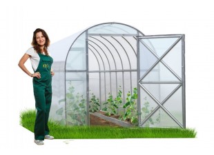 Záhradný skleník 4,2 x 1,56 m Perchina polykarbonát Guttagliss