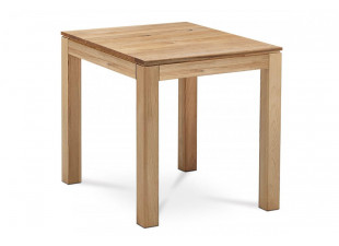 Jedálenský stôl DS-D080 OAK 80x80 cm masívny dub