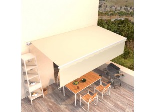 Ručne zaťahovacia markíza s roletou 400x300 cm Dekorhome
