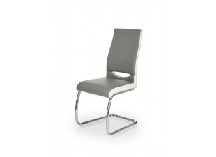 Jedálenská stolička K259 sivá / biela