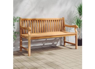 Záhradná lavica 150 cm teak Dekorhome