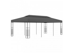 Záhradný altán 3 x 6 m antracit Dekorhome