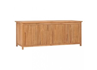 Záhradný úložný box teak Dekorhome