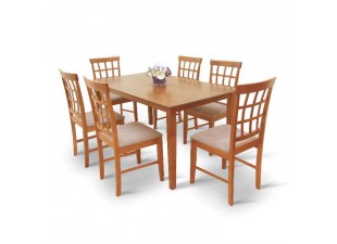 Jedálenský set 1+6 GRID NEW čerešňa