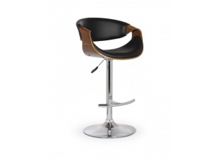 Barová stolička H-100 orech / čierna