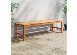 Záhradná lavica teak Dekorhome