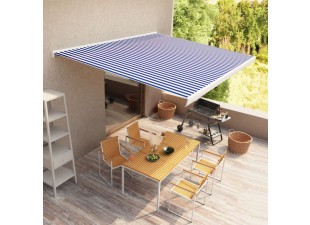 Kazetová markíza s ručným ovládaním 450x300 cm Dekorhome