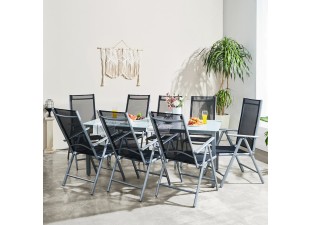 Záhradný jedálenský set 8+1 D3524 Dekorhome
