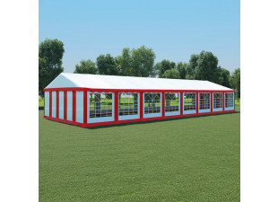 Záhradný altánok PVC 6 x 16 m Dekorhome