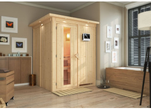Interiérová fínska sauna 151 x 151 cm Dekorhome