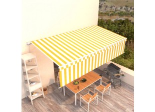 Ručne zaťahovacia markíza s roletou 450x300 cm Dekorhome