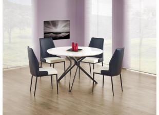 Jedálenský stôl PIXEL biela / čierna