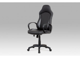 Kancelárská stolička KA-E823 GREY čierná / sivá