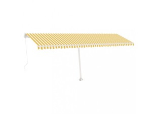 Voľne stojaca ručne zaťahovacia markíza 400x350 cm Dekorhome