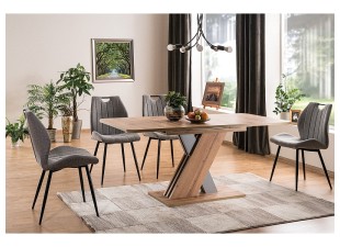 Rozkladací jedálenský stôl EXEL