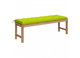 Záhradná lavica s poduškou 150 cm Dekorhome
