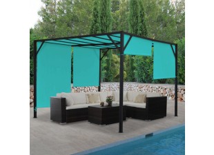 Pergola so sťahovacou strechou 4x3 m Dekorhome