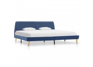 Posteľ modrý textil Dekorhome