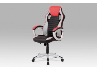 Kancelárska stolička KA-V507 ekokoža / plast - POSLEDNÝ KUS