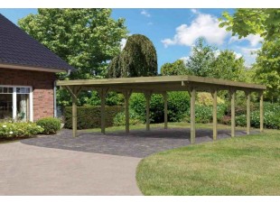 Drevený prístrešok / carport CLASSIC 3A Dekorhome