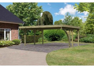 Drevený prístrešok / carport CLASSIC 1B Dekorhome