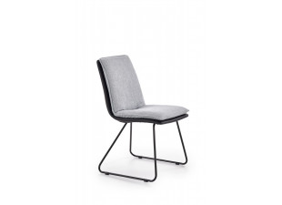 Jedálenská stolička K326 svetlosivá / čierna