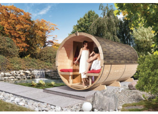 Vonkajšia fínska sudové sauna 216 x 400 cm Dekorhome