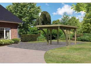 Drevený prístrešok / carport CLASSIC 1C Dekorhome