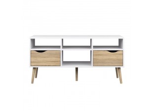 TV stolík OSLO 75391 dub sonoma / biela