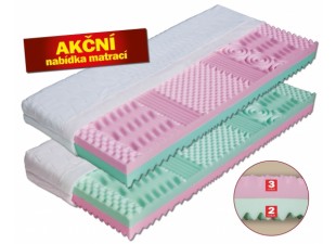 OUTLET - Penový matrac ALICE 80x195 dvojaká tvrdosť Drevočal - POSLEDNÝ KUS