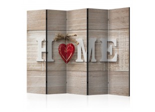 Paraván Home and red heart Dekorhome