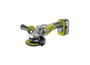 Ryobi R18AG7-140S aku 18 V bezuhlíková úhlová bruska 125 mm + 4Ah baterie + nabíječka ONE+