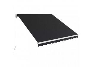 Ručne zaťahovacia markíza 300x250 cm antracit Dekorhome - POSLEDNÝ KUS