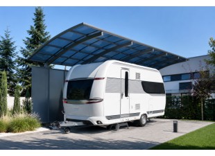 SANKYO PJR Caravan – prémiový japonský hliníkový prístrešok pre karavan s oblúkovou strechou
