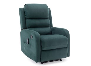 Masážne polohovacie kreslo PEGAZ VELVET M