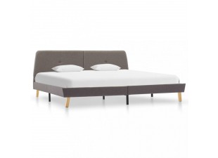 Posteľ taupe textil Dekorhome