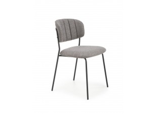 Jedálenská stolička K433 sivá / čierna
