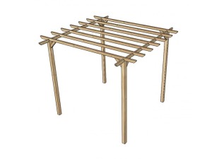 Záhradná pergola 3 x 3 m Dekorhome