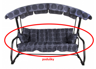 Podušky k hojdačke RAVENNA (6039-06)