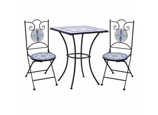 Mozaikový bistro set 3 ks Dekorhome