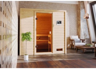 Interiérová fínska sauna 195x169 cm Dekorhome