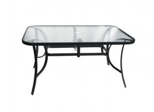 Záhradný stôl XT1012T (ZWT-150) priehľadné sklo