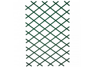 Záhradné treláže 2ks 100 x 200 cm PVC zelené Dekorhome