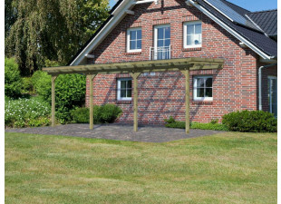 Drevená pergola ECO C 622 cm Dekorhome