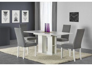 Jedálenský stôl rozkladací KORNEL biela