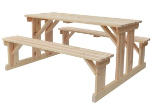 Záhradný set PIKNIK MASÍV 180 cm